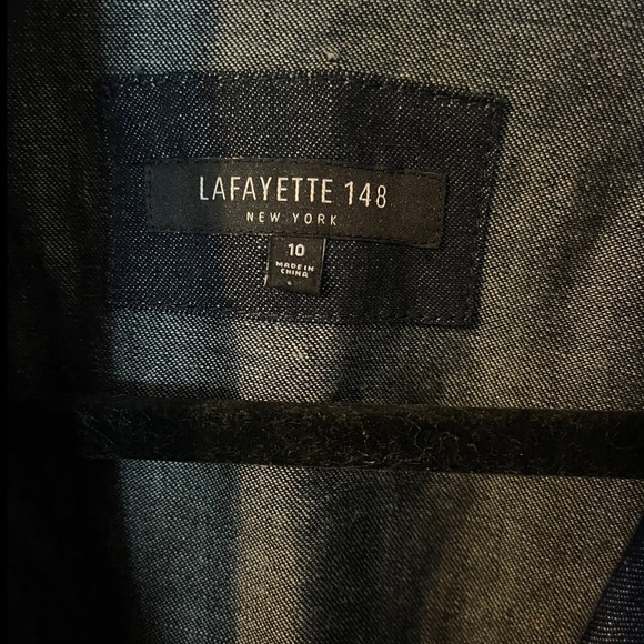 Lafayette 148 New York   denim style jacket - Picture 3 of 5